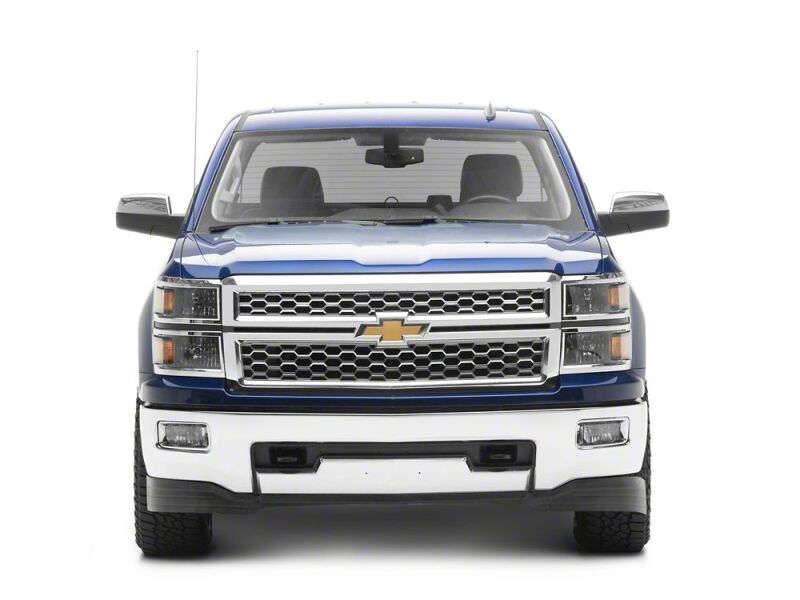 Chevrolet Silverado 1500 LED Headlights - Raxiom - OE Style, Chrome Trim, Clear Lens - Black - `14-`15