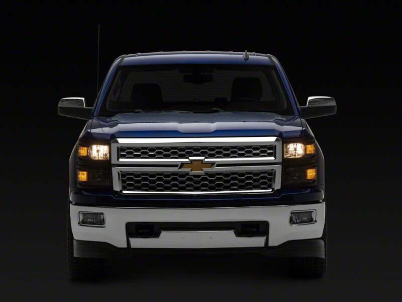 Chevrolet Silverado 1500 Headlights - Raxiom - OE Style - Black - `14-`15