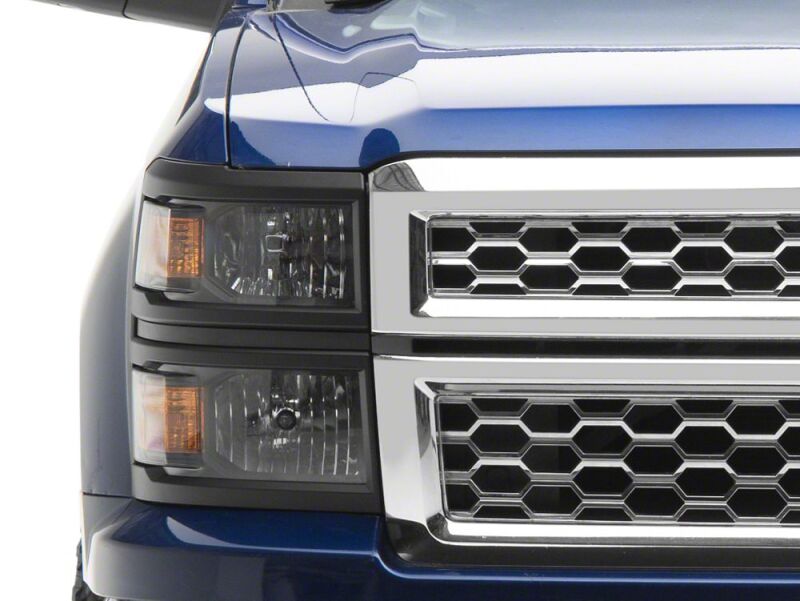 Chevrolet Silverado 1500 Headlights - Raxiom - OE Style - Black - `14-`15