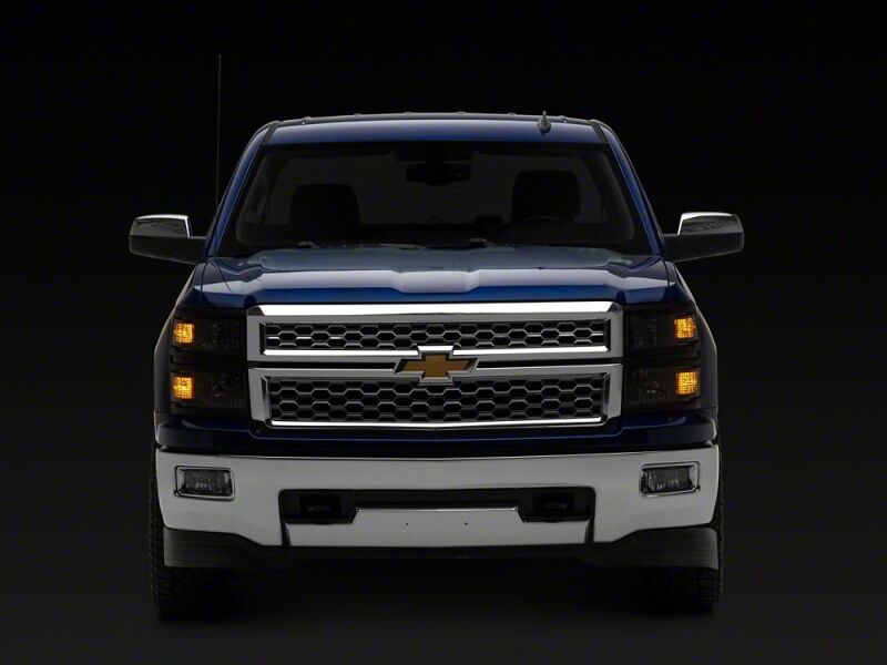 Chevrolet Silverado 1500 Headlights - Raxiom - OE Style - Black - `14-`15