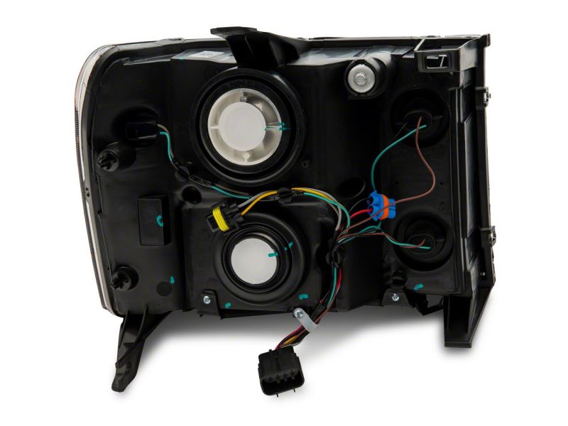 GMC Sierra 3500 HD LED Headlights - Raxiom - Axial OEM Rep - Chrome - `07-`14