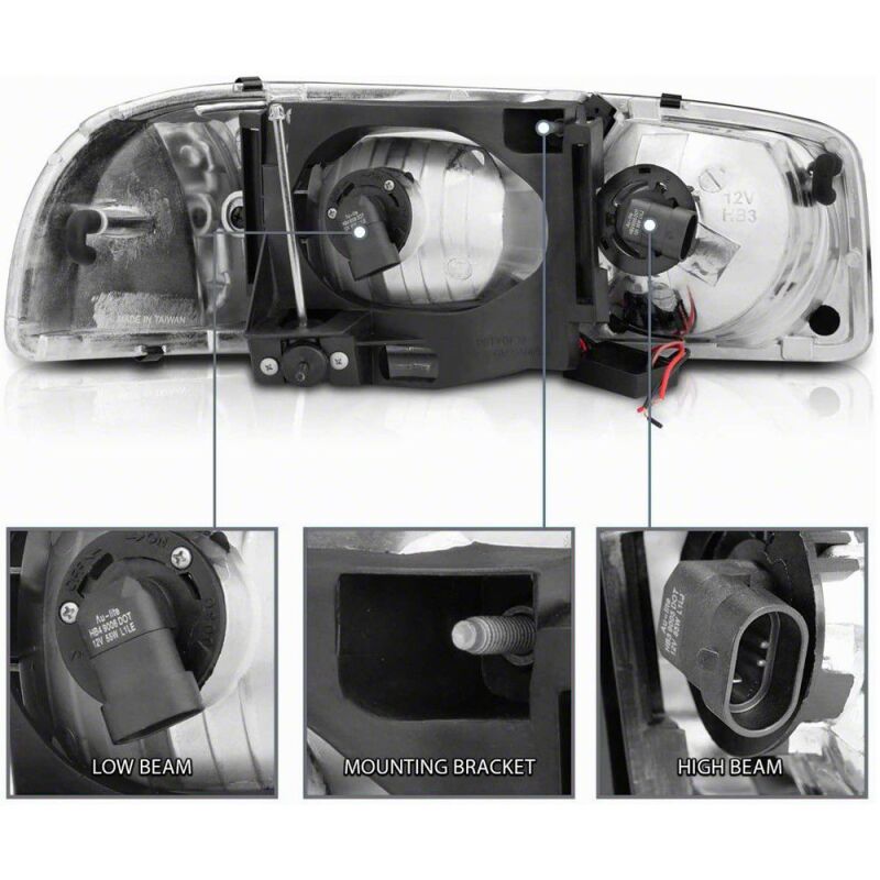 Chevrolet Sierra 1500 LED Headlights - Raxiom - Axial Series LED DRL - `99-`06