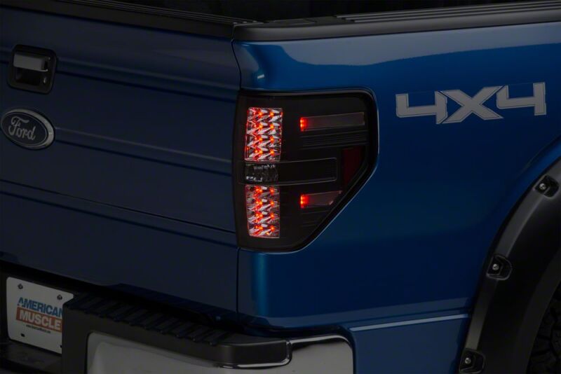 Ford Styleside LED Taillights - Raxiom - Axial Series - Black - `09-`14