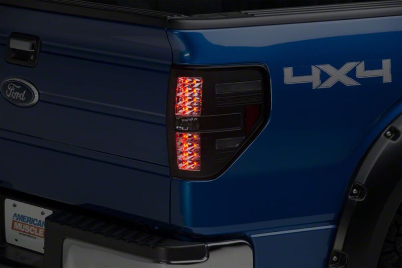 Ford Styleside LED Taillights - Raxiom - Axial Series - Black - `09-`14