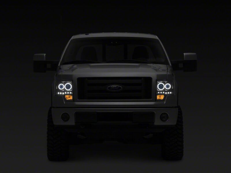 Ford F-150 LED Headlights - Raxiom - G2 Super White LED Halo Projector - Super White - `09-`14