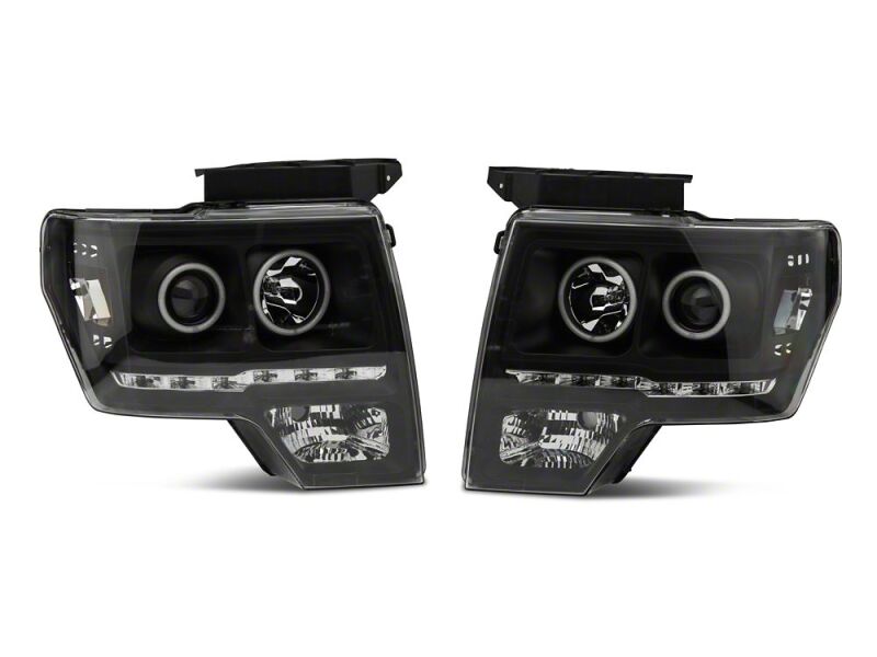 Ford F-150 LED Headlights - Raxiom - G2 Super White LED Halo Projector - Super White - `09-`14