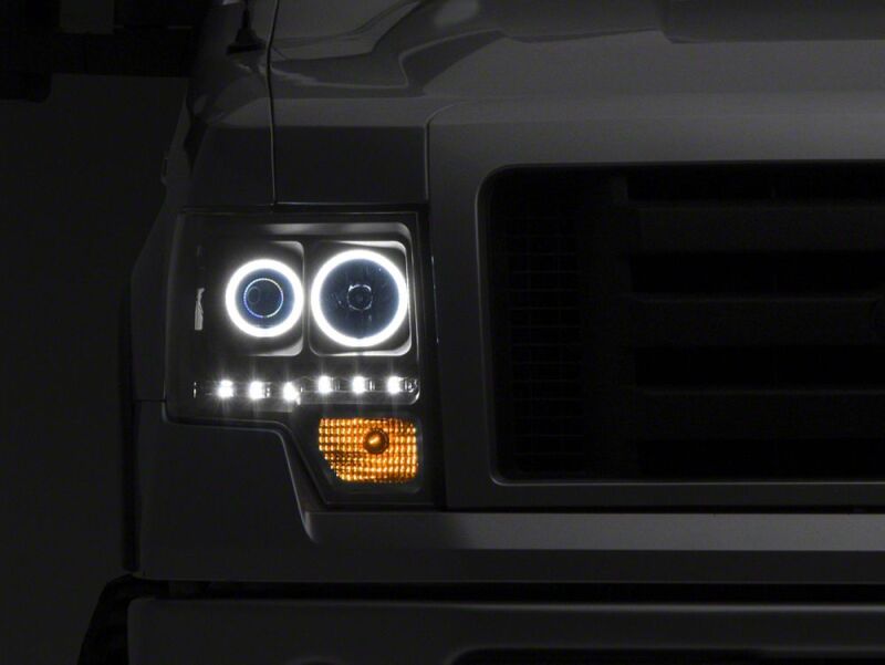 Ford F-150 LED Headlights - Raxiom - G2 Super White LED Halo Projector - Super White - `09-`14