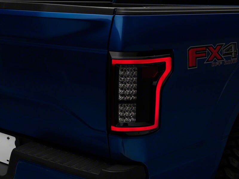 Ford F-150 LED Taillights - Raxiom - Black - `15-`17