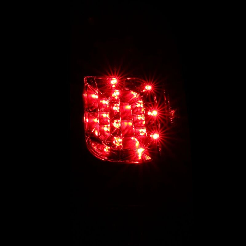 Ford F-150 LED Taillights - Raxiom - Red/Clear Lens - Black - `97-`03