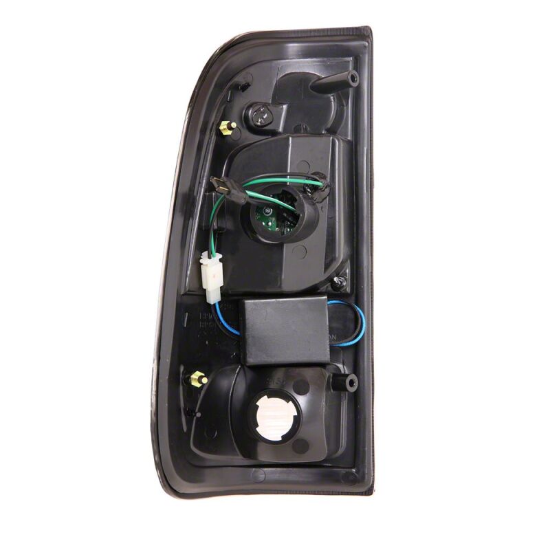 Ford F-150 LED Taillights - Raxiom - Red/Clear Lens - Black - `97-`03