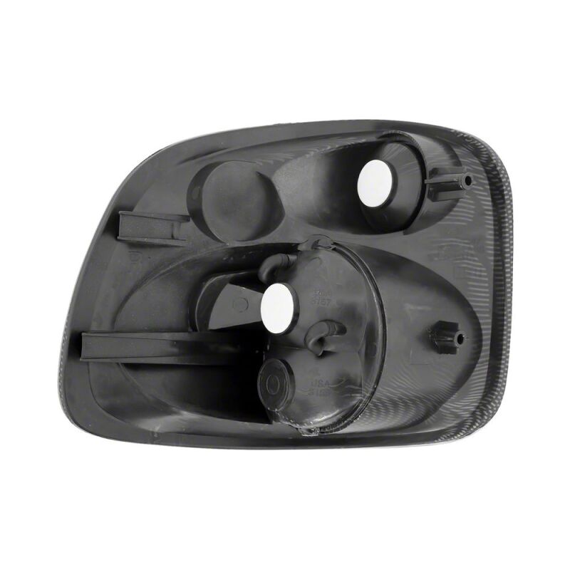 Ford F-150 LED Taillights - Raxiom - Axial Series Version 2, Carbon Fiber - Red/Clear - `01-`03