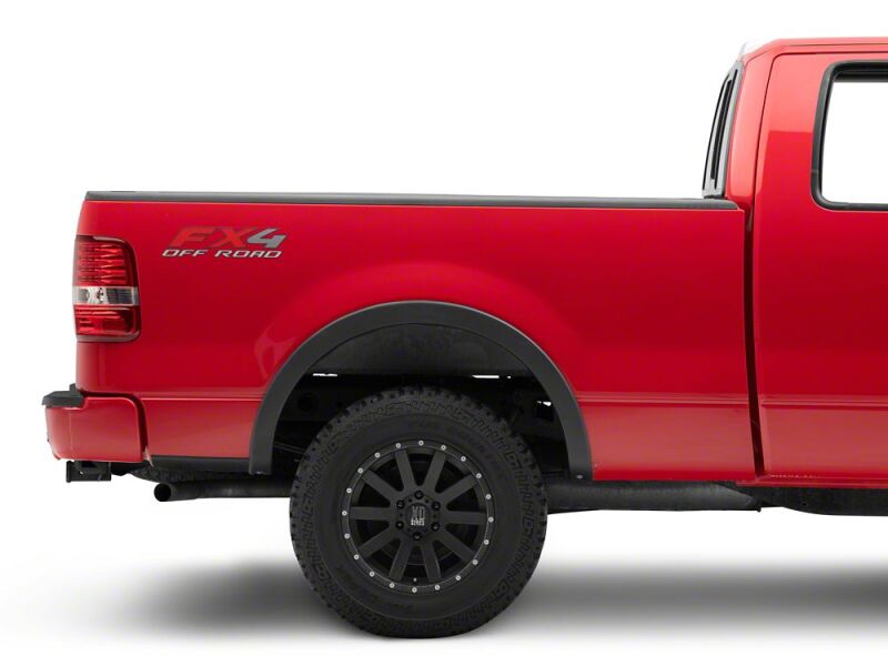 Ford F-150 LED Taillights - Raxiom - Chrome Housing - Red/Clear - `04-`08