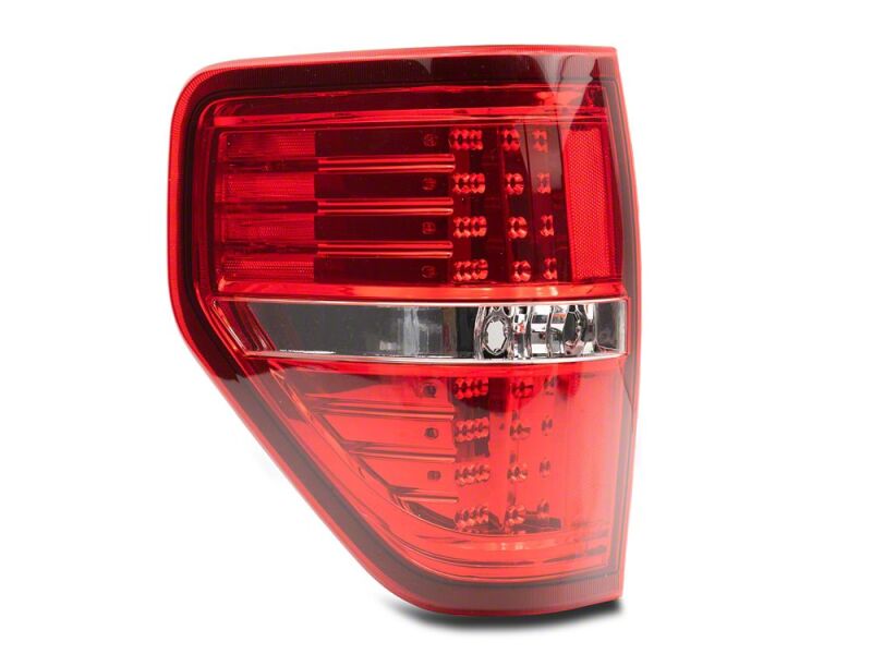 Ford F-150 LED Taillights - Raxiom - Chrome Housing- Red/Clear Lens - `09-`14