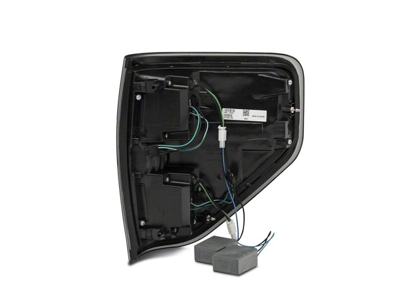 Ford F-150 Styleside LED Taillights - Raxiom - Black Housing - Smoked - `09-`14