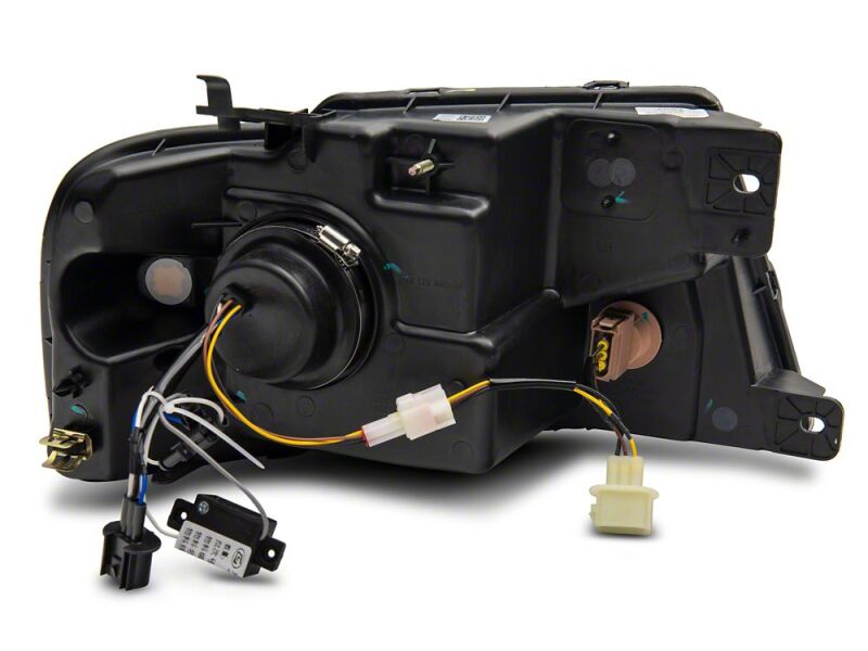 Ford F-150 LED Headlights - Raxiom - Proj Headlights/Seq LED Bar - Clear Lens - Black - `04-`08