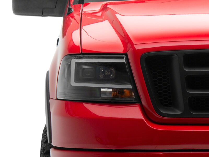 Ford F-150 LED Headlights - Raxiom - Axial Series Projector - Black - `04-`08