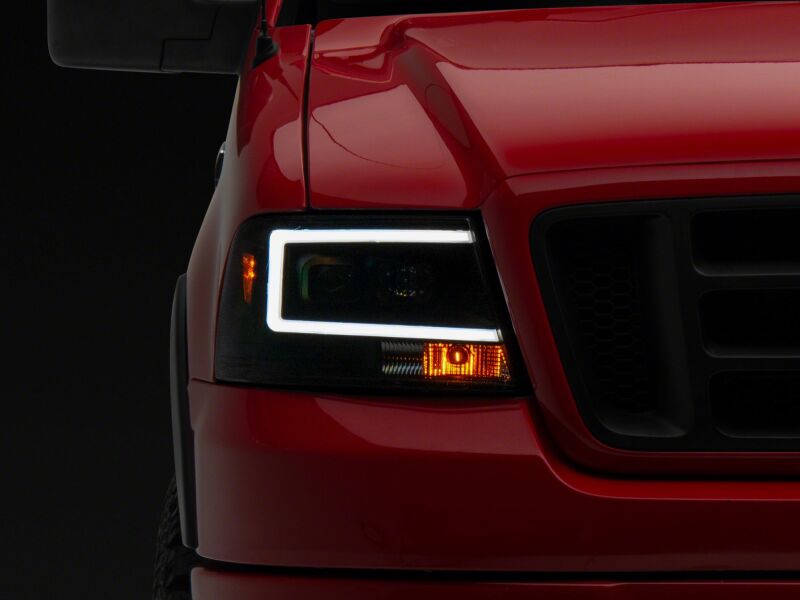 Ford F-150 LED Headlights - Raxiom - Axial Series Projector - Black - `04-`08
