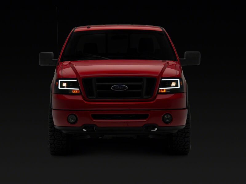Ford F-150 LED Headlights - Raxiom - Axial Series Projector - Black - `04-`08