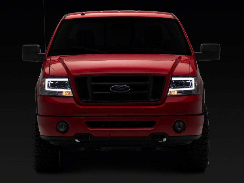 Ford F-150 LED Headlights - Raxiom - Axial Series Projector - Chrome Housing - `04-`08