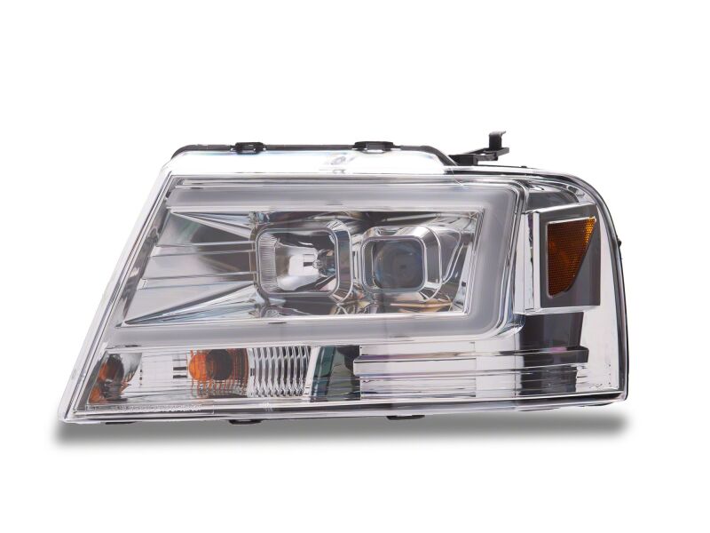 Ford F-150 LED Headlights - Raxiom - Axial Series Projector - Chrome Housing - `04-`08