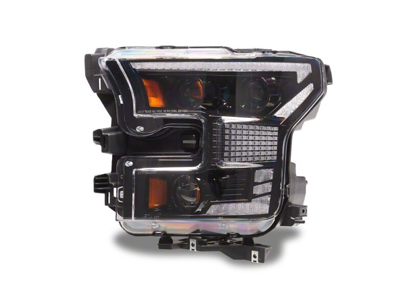 Ford F-150 LED Headlights - Raxiom - XR Series with DRL - Black Housing - `15-`17