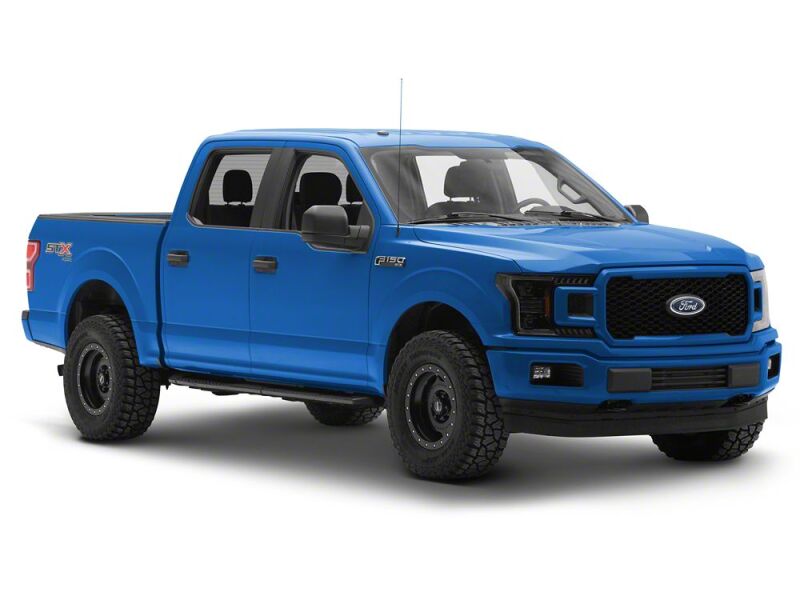 Ford F-150 LED Headlights - Raxiom - LED Halo Surround with Amber DRL - Black Housing - `18-`20