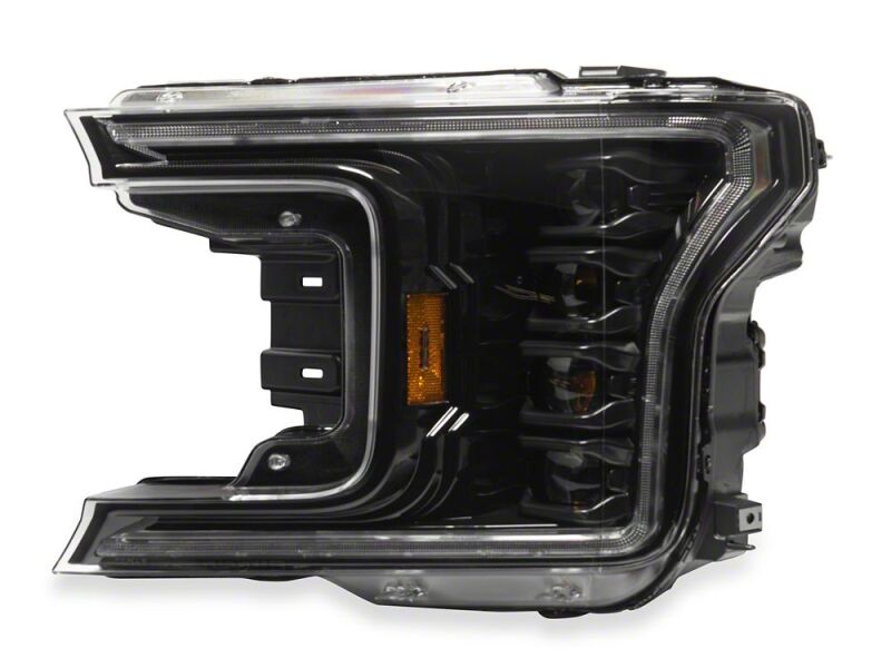 Ford F-150 LED Headlights - Raxiom - CXR Series with Amber DRL - Black - `18-`20