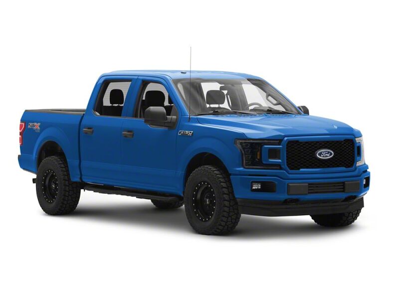 Ford F-150 LED Headlights - Raxiom - CXR Series with Amber DRL - Black - `18-`20