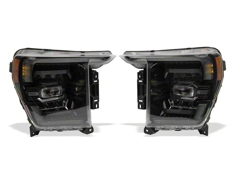 Ford F-150 LED Headlights - Raxiom - CXR Series - Black - Clear Lens - `21-`23