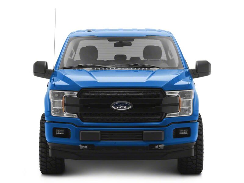 Ford F-150 Replacement Grille - Raxiom - CXR Series LED Upper with White DRL - Black - `18-`20