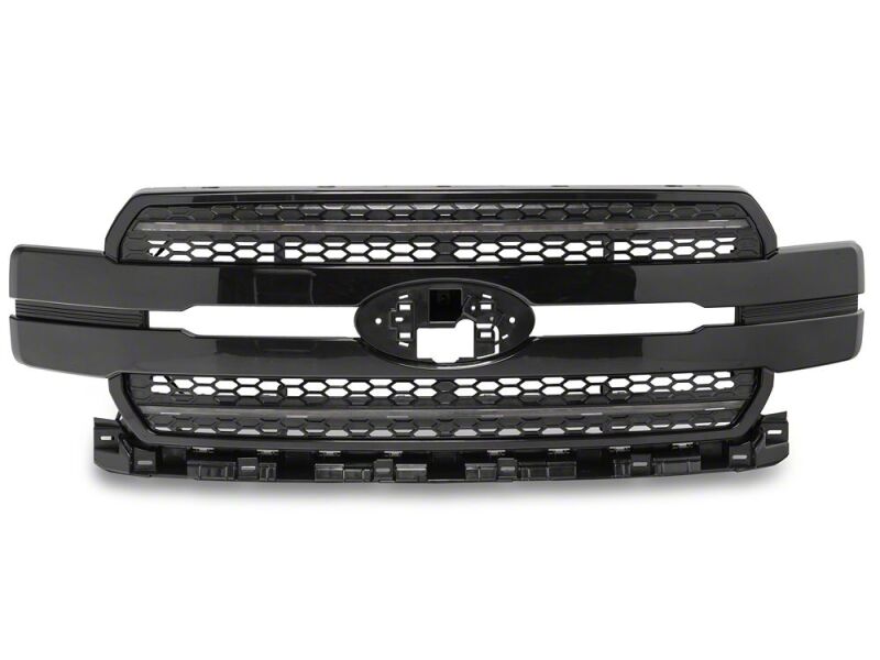 Ford F-150 Replacement Grille - Raxiom - CXR Series LED Upper with White DRL - Black - `18-`20