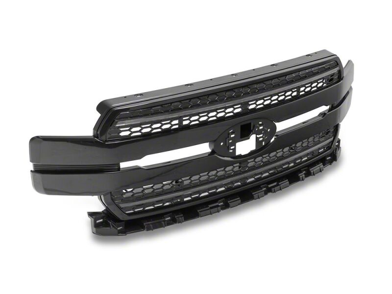 Ford F-150 Replacement Grille - Raxiom - CXR Series LED Upper with White DRL - Black - `18-`20