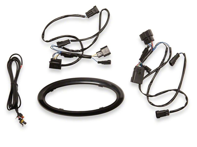 Ford F-150 Lighting Kit - Raxiom - CXR Series LED Upper Replacement Grille with White DRL - Black - `21-`23
