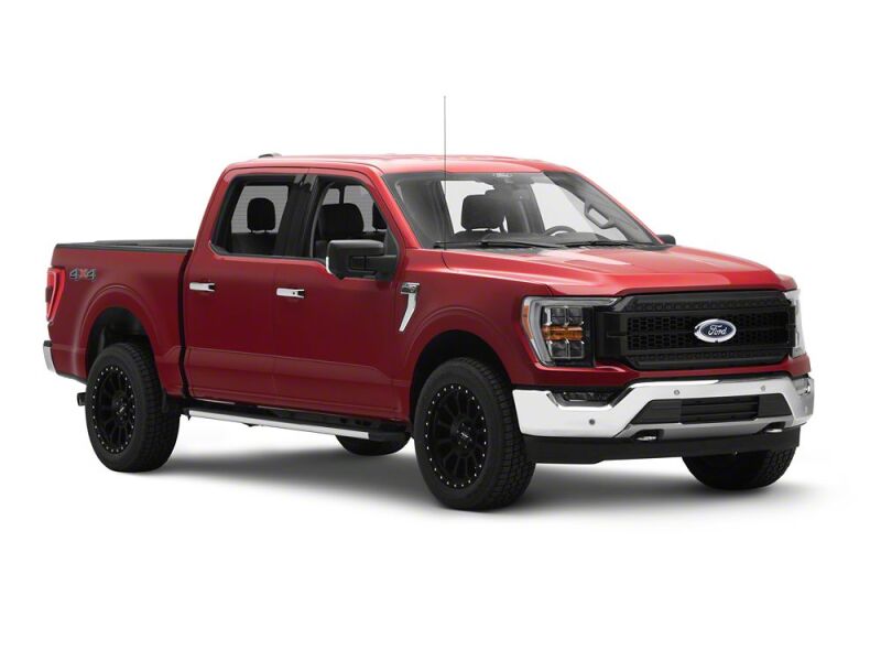 Ford F-150 Lighting Kit - Raxiom - CXR Series LED Upper Replacement Grille with White DRL - Black - `21-`23