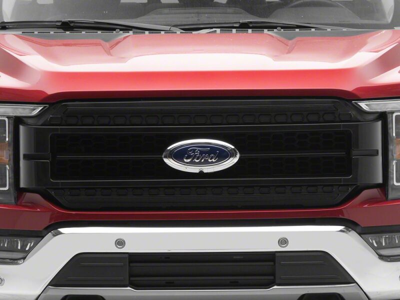 Ford F-150 Lighting Kit - Raxiom - CXR Series LED Upper Replacement Grille with White DRL - Black - `21-`23