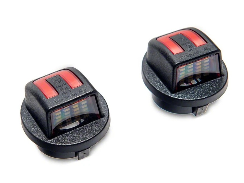 Ford F-150 License Plate Bulbs - Raxiom - LED - White and Red - `04-`14