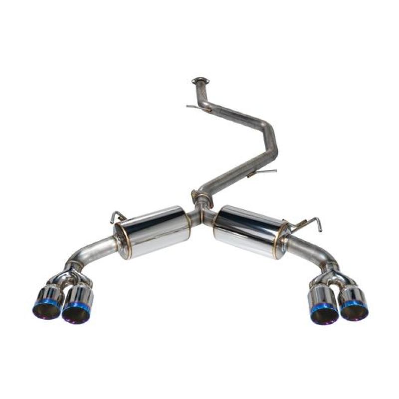 Toyota Corolla Hatchback Performance Exhaust - Remark - Quad-Exit Cat-Back - Burnt Stainless Steel - `19-`27