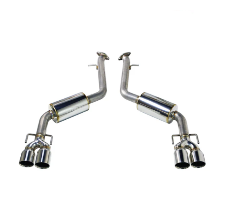 Lexus IS200 Performance Exhaust - Remark - Axleback Exhaust - Stainless Double Wall Tip (Muffler Version) - `17-`20