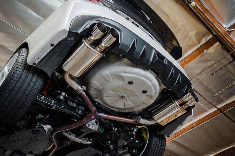 Subaru WRX STI Performance Exhaust - Rear - Remark - Axle Back Exhaust w/Stainless Steel Dual Wall Tip - `15-`21