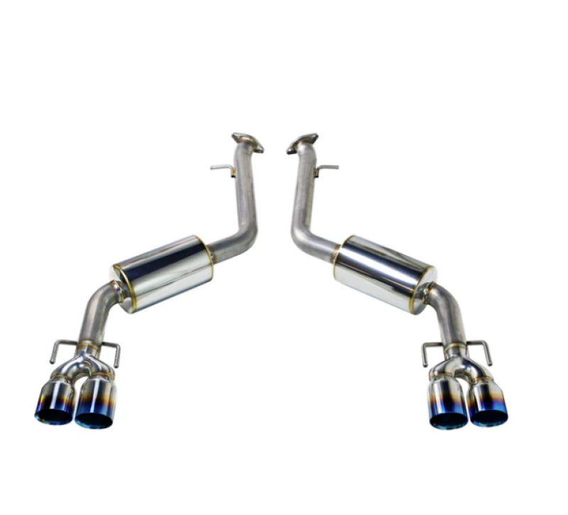 Lexus IS200 Performance Exhaust - Rear - Remark - SS Double Wall Burnt Tip (Muffler Version) - `17-`20