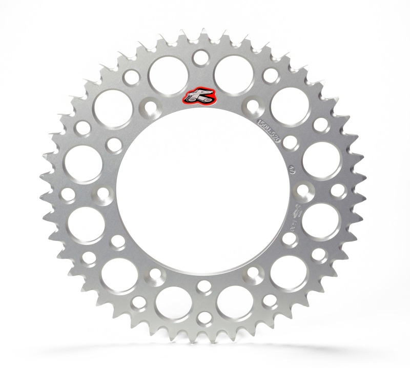 Yamaha YZ85 Rear Sprocket - Renthal - UltraLight - Silver - 2002 Yamaha YZ85 Rear Sprocket - Renthal - UltraLight - Silver - 2002