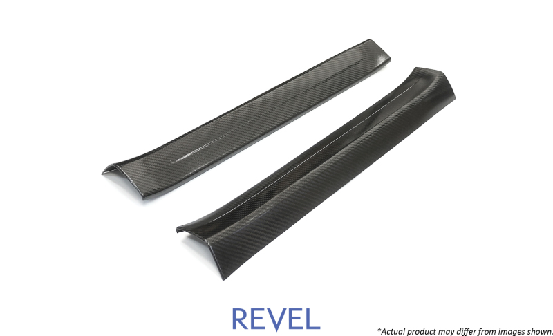 Mazda Mazda3 Door Sill Covers - Left & Right - Revel - GT - Dry Carbon - `14-`17 Mazda Mazda3 Door Sill Covers - Left & Right - Revel - GT - Dry Carbon - `14-`17