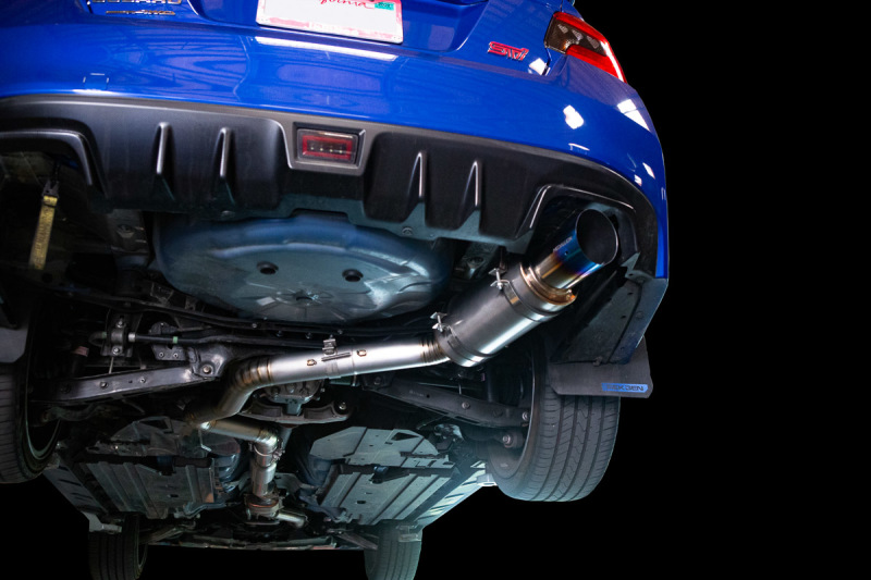 Subaru WRX Performance Exhaust - Revel - Ultra Ti Titanium Single Exit Catback - `15-`21 Subaru WRX Performance Exhaust - Revel - Ultra Ti Titanium Single Exit Catback - `15-`21