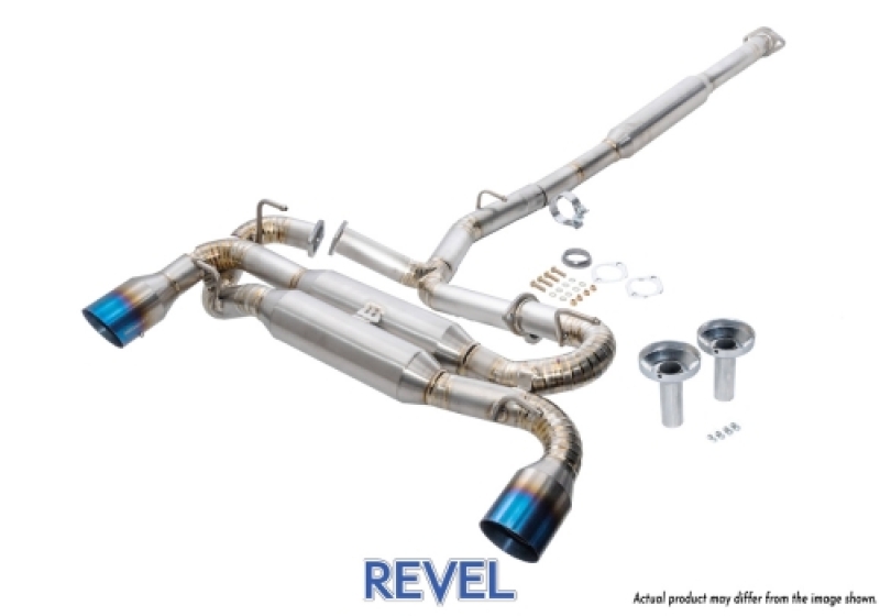 Toyota GR86 Performance Exhaust - Revel - Medallion Ultra Ti Cat-Back - `22-`24 Toyota GR86 Performance Exhaust - Revel - Medallion Ultra Ti Cat-Back - `22-`24
