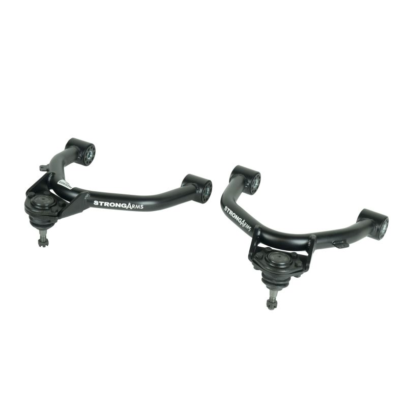 Chevrolet Silverado 1500 Control Arms - Front Upper - Ridetech - StrongArms - Satin Black - `07-`16