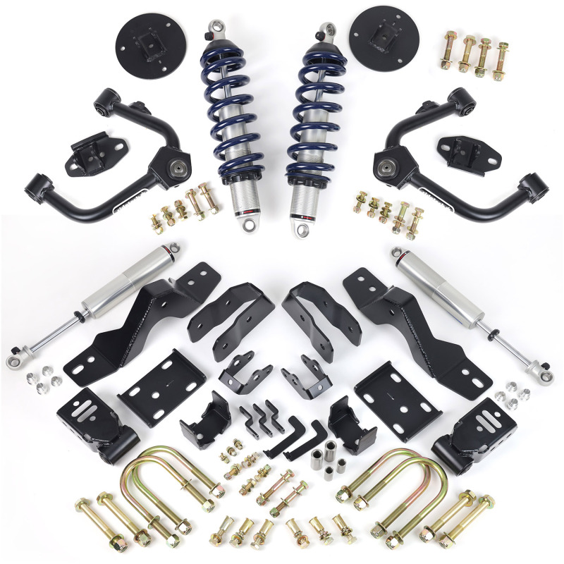 GMC Sierra 1500 Coilover Suspension Kit - Front + Rear - Ridetech - StreetGrip - `19-`26