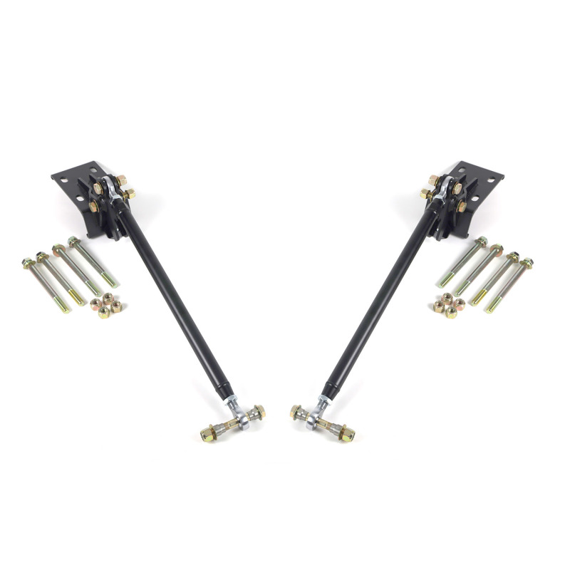 Chevrolet Silverado 1500 Traction Bar Kit - Ridetech - Double Adjustable - Satin Black - `19-`25