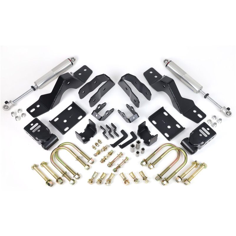 GMC Sierra Coilover Suspension Kit - Rear - Ridetech - 4in Lowering Kit w/ HQ Shocks - Group B - `19-`26