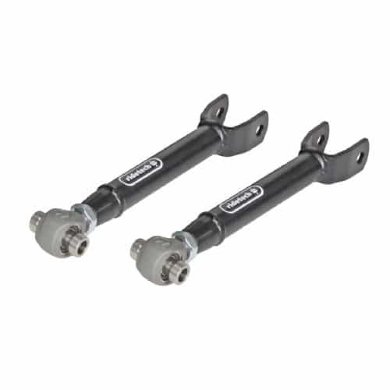 Cadillac Escalade Control Arms - Rear Upper - Ridetech - StrongArms, Adjustable Tubular with R-Joints - Satin Black - `21-`26