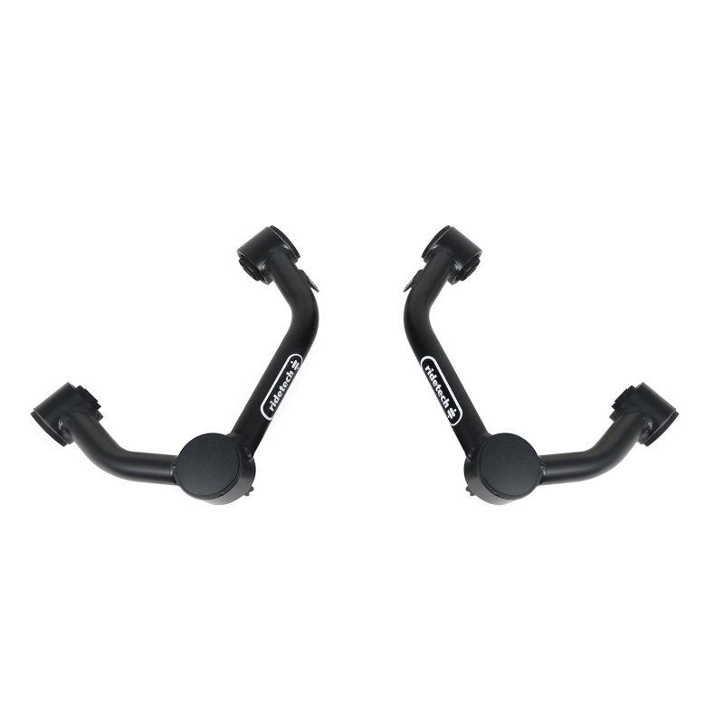 Ford F-150 Control Arms - Front Upper - Ridetech - StrongArms - Satin Black - `15-`25